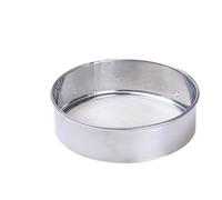 JEWEDECO Cedazo Redondo de Harina de Acero Inoxidable de 15cm, Malla Fina, Resistente al Óxido y Fácil de Usar para Hornear Galletas y Pan Cocina