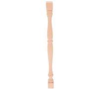 JEWEDECO Columna de madera De Madera Maciza Sin Pintar Para Cerca y Escalera, Balaustres Para Escalera, Postes De Gabinete, Para Muebles De Interior, Forma Distinta