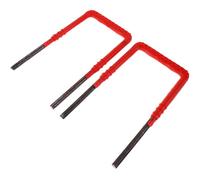 JEWEDECO Escalera para Pozo de Plástico y Acero al Carbono Resistente a Alta Temperatura y Corrosión, 2 Unidades para Pozos y Alcantarillas Diseño Simple y Moderno