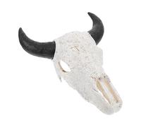 JEWEDECO Escultura de Pared y Fácil Instalación Diseño Único, Durabilidad Prolongada Cabeza de Toro en Pvc de Animales para Decoración de Pared en Hogar u Oficina