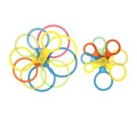 JEWEDECO Herramientas de Medición Circular Medidor de Tamaño Regla de Plástico para Frutas Juego de 2 para Clasificación y Organización