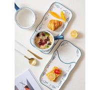 JEWEDECO Mini Cacerola de Cerámica con Tapa y Asa, Olla Pequeña para Leche y Fideos, Conductora de Calor Fácil de Sostener, Adecuado para Hogar y Restaurante