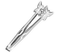 JEWEDECO Pinzas para Pan de Acero Inoxidable 304 Diseño Ergonómico y Ligero, Ideales para Cocina y Buffet Estilo Delicado de Mariposa