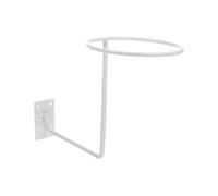JEWEDECO Soporte de Almacenamiento al Blanco de Acero Carbono para Pared Casco de Espacio Extra Adecuado para Organizar y Pequeños Cascos Objetos Hogar