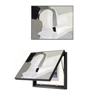 JFBLSD Caja de Contador eléctrico Cuadro Decorativo Caja de distribución Ocultar Cuadros Apertura hacia Arriba Tapa de Caja de fusibles Comedor Sala de Estar(J,50x40cm)