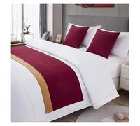 JFGCTYHXY Mantas para Cama, Caminos de Cama Grises, Bufandas Bicolor, Colcha, Bufanda Hotel, Ropa, Toalla, Lujo(G,50 * 210cm for 150cm Bed)