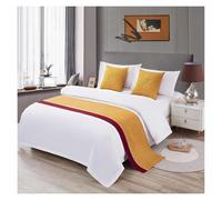 JFGCTYHXY Mantas para Cama, Caminos de Cama Grises, Bufandas Bicolor, Colcha, Bufanda Hotel, Ropa, Toalla, Lujo(B,50 * 160cm for 100cm Bed)