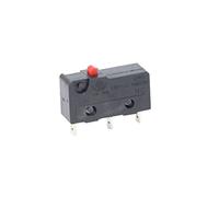 JFQOWCMP Interruptor basculante 10 Uds Micro Interruptor 2/3Pin NO/NC Mini Interruptor de límite 5A 250VAC KW11-3Z Palanca de Arco de Rodillo microinterruptores de acción rápida(2p Curved Handle)