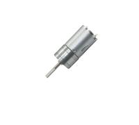 JGA25-370 Motor de engranaje de reducción 24V DC 12V 12RPM-1364RPM 22mm eje largo alto par Motor de engranaje de tornillo sin fin de alta potencia Motor invertido(Package B,169RPM,DC 12V)