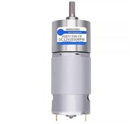 JGB37-550 Motor eléctrico de engranaje de alto par, totalmente metálico, CC 6/12V, con soporte, 1 Uds.(6V,110rpm)