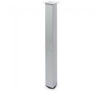JGO.4PATAS REGULABLE PARA MESA RIGO 60X60-710 GRIS