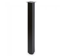 JGO.4PATAS REGULABLE PARA MESA RIGO 60X60-710 NEGRO