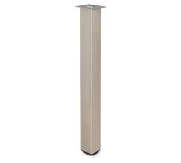 Jgo.4patas regulable para mesa rigo 60x60-710 niquel satinado mesa fija