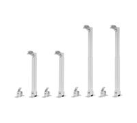 JHAUAI Soporte para panel solar, 15-30°, 14-28 pulgadas, juego de 4 | Aleación resistente a la corrosión para exteriores, con ángulo ajustable para una mejor orientación a la luz del sol