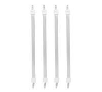 JHKNNK Tubo Calefactor 25 cm Elemento De Cuarzo 4 Unidades | Blanco, Cuarzo Cerámica, Calentamiento Rápido, Fácil Instalación, Rendimiento Estable