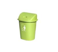 JIANBOHAIRS Outdoor Trash Can Bote de basura con tapa temblorosa, cubo de basura de cocina comercial al aire libre de gran capacidad for el hogar(Green,Medium)