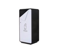 JIANBOHAIRS Outdoor Trash Can Bote de basura for exteriores, cesto de basura de acero inoxidable con cubo interior extraíble, cubo de basura comercial