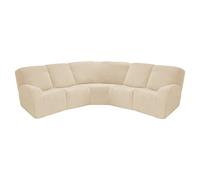 jianyana Funda Sofa Rinconera 5 Plazas Elastica, Fundas Sofa Esquinero Sofa Cheslong，Jacquard Protector Sofa Esquinero 7 Piezas, Antideslizante Funda Sofa