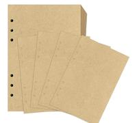 Jiaoshou Pan 240 Hojas Papel de Recambio A5 en Blanco