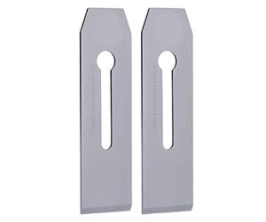 Jiawu 2 Cuchillas Cepilladoras de Acero de 2.008 in, Accesorios de Repuesto de Cuchillos Portátiles para Trabajos Manuales de Carpintería, Cuchillas Cepilladoras Manuales Resistentes Al Desgaste de