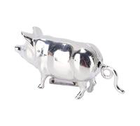 Jiawu Antique Pig Mini Cinta Métrica Suave, Portátil, de Metal de 6 Pies, Escala de Alta Precisión, Cinta Métrica Retráctil para Renovación del Hogar, Construcción, Costura Artesanal