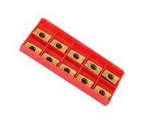 Jiawu APMT1604 Insertos de Fresado Insertos de Torneado de Carburo de Torno de Carburo Cementado 10PCS Dureza 15-50HRC para Materiales M de Acero Inoxidable Fresado Fino Semifino