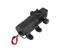 Jiawu Bomba de Agua Autocebante de Diafragma DC 24V 80W 5.5L/Min con Interruptor de Presión Automático para Lavado de Autos, Aire Acondicionado, Fumigación de Pesticidas