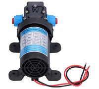 Jiawu Bomba de Micro Diafragma Bomba de CC Eléctrica Autocebante de Alta Presión de 6 L/min para Lavado de Automóviles, Limpieza, Equipos Industriales, Productos Químicos y Tratamiento de Agua (24V)