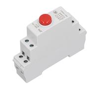 Jiawu Botón Pulsador de Carril DIN AC230V 2NO 2NC Interruptor de Botón Pulsador para Control de Contactor de Arranque Magnético, JP9 Interruptor de de Montaje en Carril DIN Compacto IP20 Fácil (rojo)