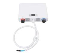 Jiawu Calentador de Agua Instantáneo sin Tanque de 220 V, 5500 W, Calentador de Agua Eléctrico bajo Demanda con Calibre G1/2, Diseño Mini que Ahorra Espacio para Cocina, Baño, Fregadero Debajo del