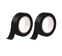 Jiawu Cinta Aislante, Paquete de 2, 2 M, PVC (BLACK) | Nivel de Voltaje 600 V, Retardante de Llama, Aislante con Adhesivo Fuerte para Cableado de Circuito de Alimentación de