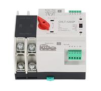Jiawu Conmutador de Transferencia Automática 2P Doble Alimentación AC230V | Interruptor de contacto de PC y plata, transferencia automática para fábricas, centros comerciales y guarderías.