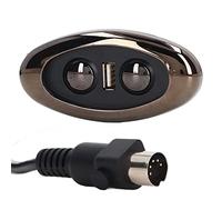 Jiawu Controlador de sofá Eléctrico, Puerto de Carga USB con Retroiluminación LED de 5 Pines, Interruptor Reclinable Eléctrico, Controlador Reclinable con Control Remoto de Mano de Material ABS para
