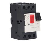 Jiawu Disyuntor de Motor 3P Interruptor de Protección de Sobrecarga de 6KV, Botón de Arranque de Motor Manual AC 690V para Instalación Rápida en Riel de 35 Mm (GV2-ME32C 24-32A)