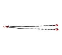 Jiawu Eslinga de Cadena de Elevación de 8 Mm, 2 Ganchos, Polipasto de Grúa Ajustable de 2 Metros y 4,75 Toneladas, Cadena de Cable Resistente de Acero de Grado para Operaciones de Elevación