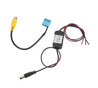 Jiawu Filtro de relé Temporizador de Retardo de Energía de Cámara de Visión Trasera de Coche de 12V para Cámaras de Marcha Atrás Adaptador de Conversión MIB PQ MQB, Voltaje Estable 12V ABS