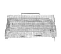 Jiawu Generador de Humo Frío para Barbacoa, Bandeja Ahumadora de Acero Inoxidable para Ahumar en Frío/Caliente, Red para Barbacoa con Esquinas Reforzadas, Bandeja Ahumadora Baja en Forma de M para