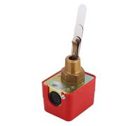 Jiawu Interruptor de Flujo de Agua, SPDT R3/4 Control de Interruptor de Sensor de Flujo de Agua Tipo Paleta Automática Ajustable 15A 220V IP54, de Control de de Líquido con 3 Paletas para Enfriador de