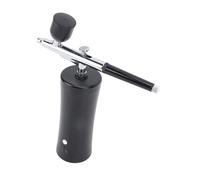 Jiawu Kit de Aerógrafo Inalámbrico de 30 PSI, Juego de Aerógrafo Eléctrico Recargable por USB para Maquillaje, Arte de Uñas, Tatuaje, Modelo de Pintura con Presión Ajustable (BLACK)