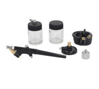 Jiawu Kit de Aerógrafo Inalámbrico Mini Portátil para Uñas, Pintura de Modelos y Decoración de Pasteles, Pulverizador Inferior de Acción única, Juego de Pintura con Pincel de Aire de 0,8 Mm para