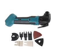 Jiawu Kit de Sierra Oscilante 6000-20000 RPM Multi Herramienta para BL1830 | Multiherramienta oscilante inalámbrica con 6 velocidades, 22 accesorios, para carpintería y reparación del hogar