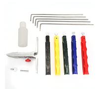 Jiawu Kit Profesional de Afilador de Cuchillos con ángulo fijo: Juego de Piedras de Afilar de 4 ángulos Ajustables con Varillas Guía, Completo de Afilado de Cocina para el Hogar y el Exterior