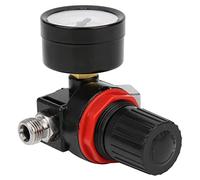 Jiawu Manómetro Regulador de Presión de Aire G1/4 150 Psi, Regulador de Presión Neumático con Válvula de Control 0-150 Psi para Pistola Pulverizadora, Entrada de Aire para Herramientas Neumáticas,