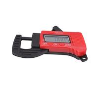 Jiawu Medidor de Espesor Electrónico, Medidor de Espesor con Esfera Digital de 0-12,7 Mm, Probador de Portátil con Pantalla LCD Grande para Documentos de Alambre de Película de Papel