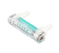 Jiawu Medidor de Flujo -1, Medidor de Flujo de Gas de 1-5 LPM con Panel Acrílico Transparente Flotador Negro para Medición de Oxígeno y Dióxido de Carbono