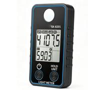 Jiawu Medidor de Luz Digital, Medidor de Iluminancia de 0,5 a 300000 Lx