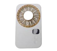 Jiawu Mini Ventilador, Ventilador Portátil de Mano con Flujo de Aire Fuerte, Operación Ultra Silenciosa, Mini Ultradelgado con Cordón Incluido para Viajes Al Aire Libre, Vacaciones de Verano