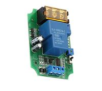 Jiawu Módulo de relé de Bloqueo Automático de Alta Potencia 30A 12V, Retardo Ajustable 0-100min ON OFF Disparador de Señal de Pulso, Terminal de Cerca Optoacoplador Módulo de Interruptor de Modo de