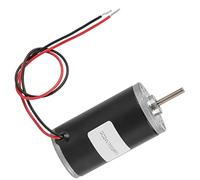Jiawu Motor de CC Magnético Permanente, Engranaje de Metal de Bobina de Cobre de Alto par y bajo Ruido, Motor de Cepillo de CC Serie 31ZY con Rotación CW CCW para Proyectos de Bricolaje Equipos de