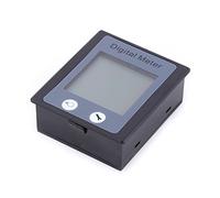 Jiawu Multímetro Digital de CA 80-260V 100A Monitor de Energía, Probador Multifunción con CT, Voltímetro Amperímetro con Pantalla LCD, Reinicio de Energía de Alarma de Sobrecarga para Monitoreo